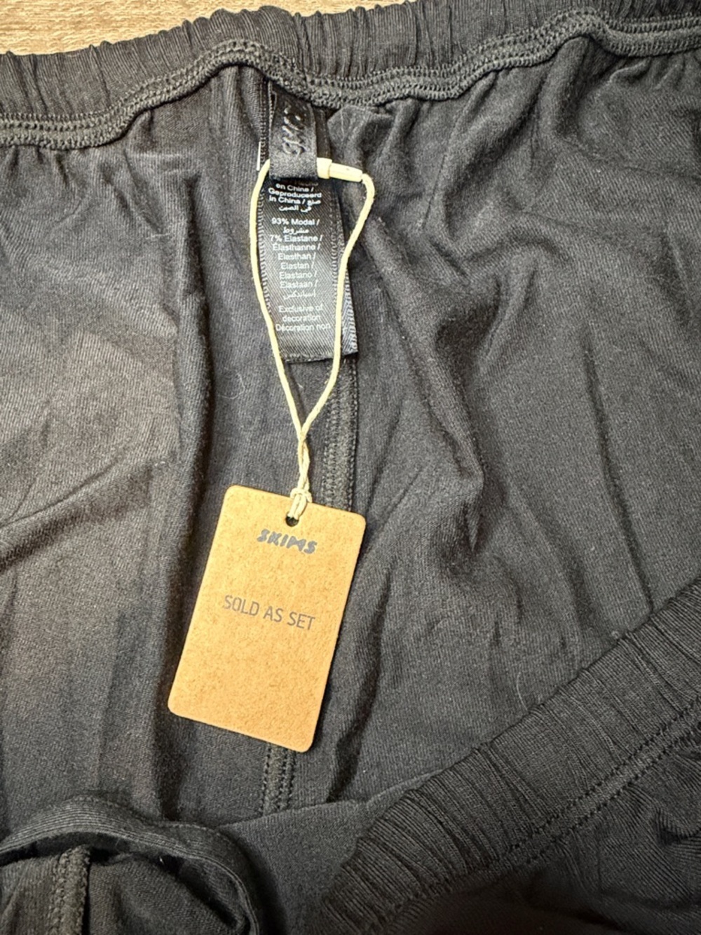 SKIMS Black Pajama shorts - Picture 2 of 3